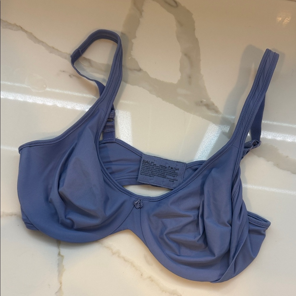 Bali Slate Blue Support Underwire Bra